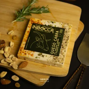 QUESO DE CABRA MIX(ORÉGANO,MERKEN Y PIMIENTA NEGRA ) 150 GR