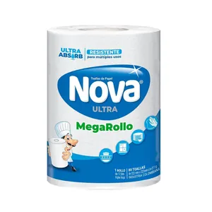 TOALLA DE PAPEL NOVA ULTRA MEGARROLLO 80 HOJAS 1UNI