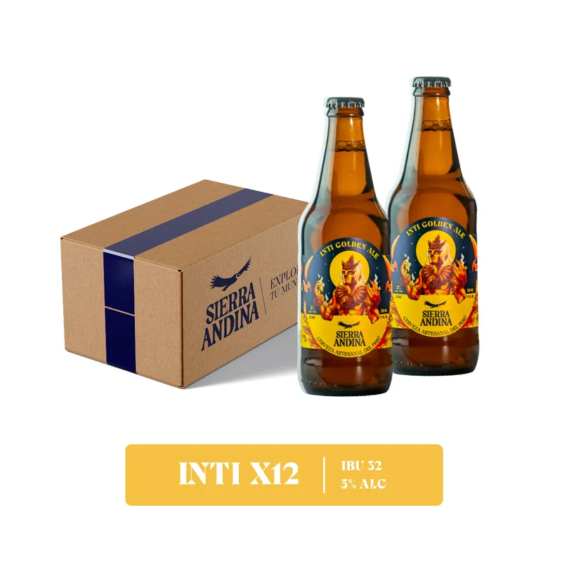 12 pack Inti Golden Ale 12 pack Inti Golden Ale