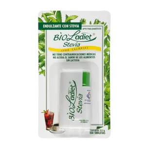 Endulzante bio ladiet stevia x 10.5 grs 150 tabletas Endulzante bio ladiet stevia x 10.5 grs 150 tabletas