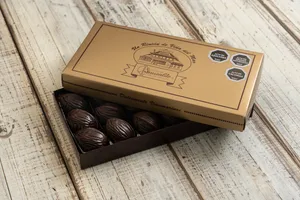 Caja bombon nuez leche
