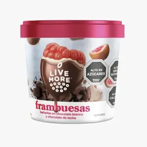 Live More - chocolate blanco y chocolate de leche