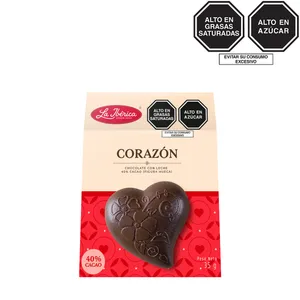 Corazón de chocolate con leche x 35 g