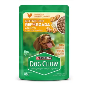 ALIMENTO HUMEDO DOG CHOW ADULTOS 85G POLLO