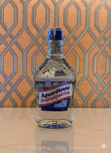 Media Aguardiente Tapa Azul