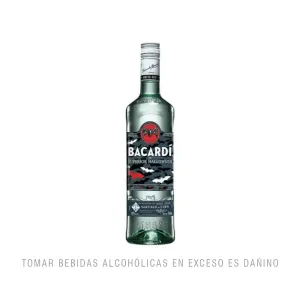 Ron Bacardi Carta Blanca Edicion Halloween X 750 Ml
