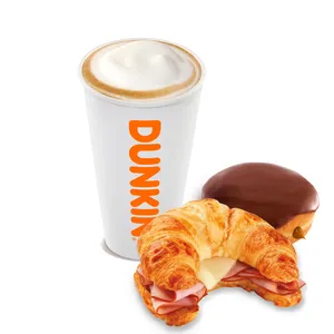 Latte L + Sándwich + Donut