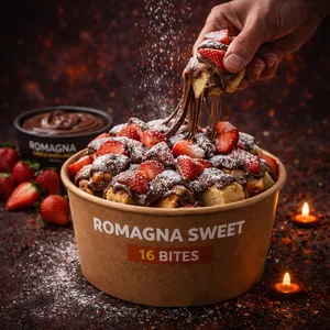 pizza bites dulce chocolate fresa