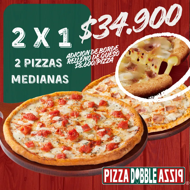 PROMO 2x1 MEDIANAS