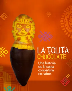 Guagua de pan con chocolate
