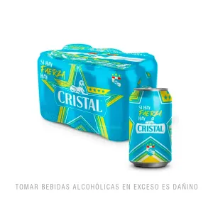 Cerveza Cristal Sporting Cristal Six Pack Lata X 355 Ml