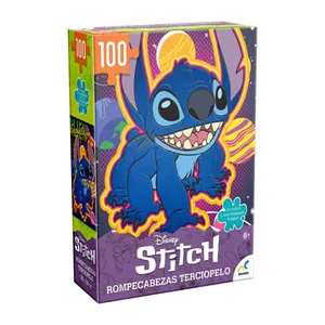 Puzzle Terciopelo Stitch 100pzs