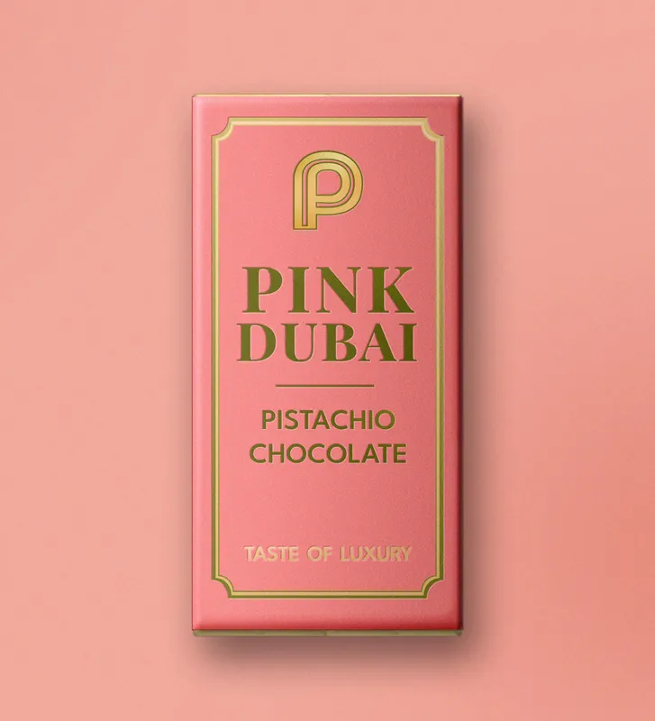 Pink Dubai Premium Chocolate Bar