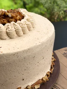 Torta Vanilla Delight - GF Sin Gluten  - SF Sin Azúcar