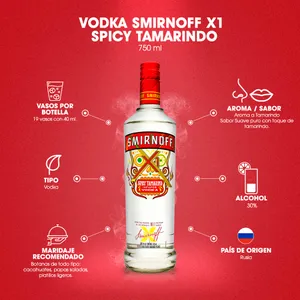 Smirnoff Vodka X1 Tamarindo750 ml