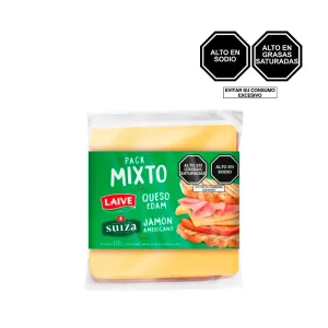 Pack Laive Queso Edam + Jamon Americano 372 gr
