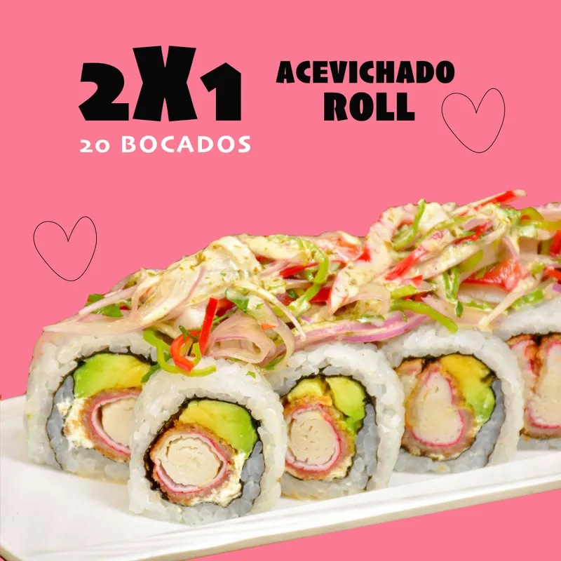 2x1 Acevichado roll