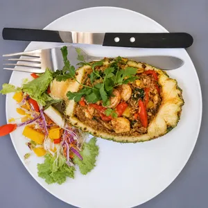 Khao Pad Pina - Camarón