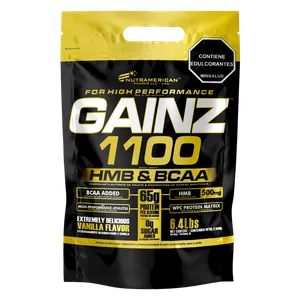 PROTEINA GAINZ HMB Y BCAA X 2900 GRS