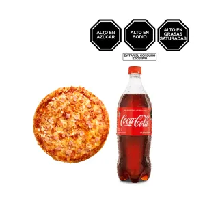 Pack (1 Pizza Familiar Americana + 1 Coca Cola x 1 Lt)