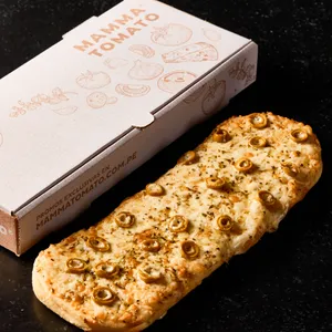 Pan al ajo - fugazza aceitunas especial