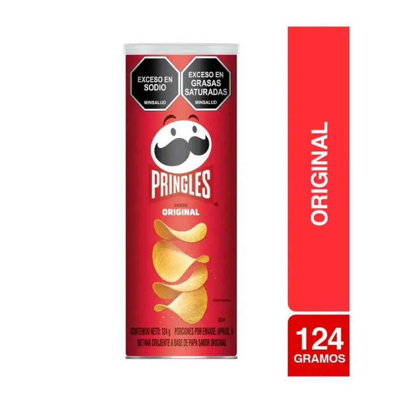 PAPAS PRINGLES ORIGINAL X 124 GRS