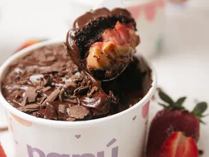 Tortita de Chocolate con Fresitas