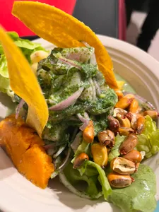 ceviche de pescado al cilantro