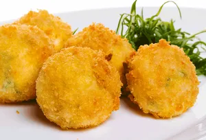 Bolitas rellenas camaron