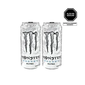Pack (2 Energizante Monster Energy Ultra x 473 Ml)