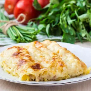 Canelones Pollo y Champiñones