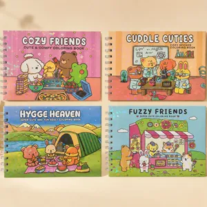 Cozy Friends libro para colorear