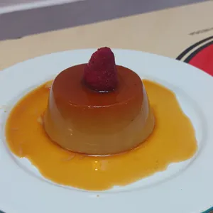 Flan de vainilla y coco
