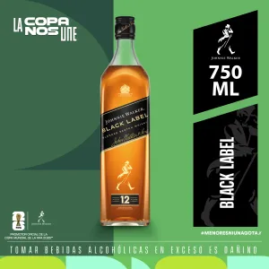 Whisky Johnnie Walker Black Label 750 ml
