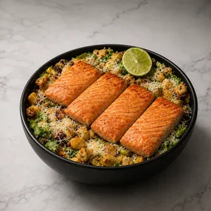 Ensalada Cesar salmón