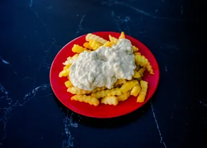 Papas con Queso Azul