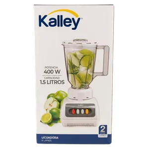 LICUADORA KALLEY 1.5 L 400 W X 1 UND