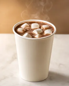 Chocolate Caliente con Marshmallow