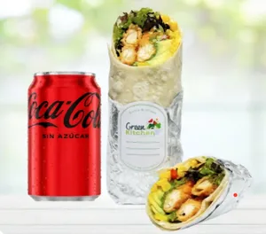 Wrap pollo frito + bebida