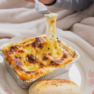 Lasagna chick & bacon horneada