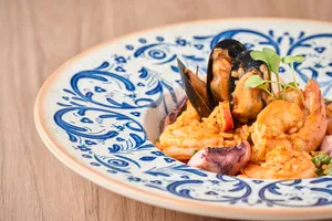 Arroz Apastelado de Mariscos