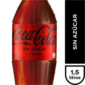 Coca Cola Sin azúcar 1,5 l
