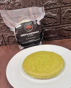5 Arepas Espinaca y Chia