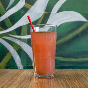 Limonada frambruesa menta con stevia