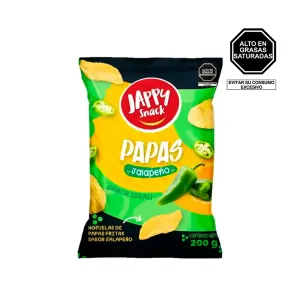 Nachos Jappy Snack Jalapeño 200 gr