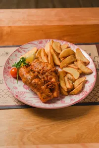 Fish & Chips - Salmón