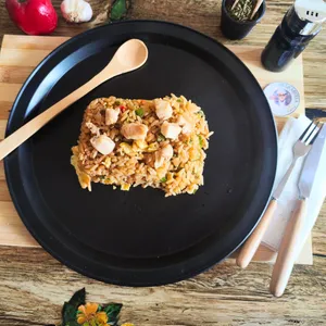 Arroz chaufa pollo S