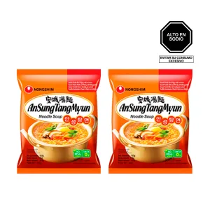 Pack (2 Sopa Ansungtangmyun X 125 Gr)