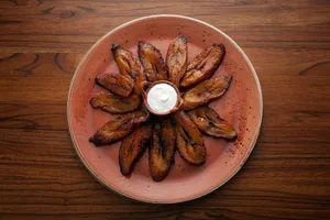 Plátanos Machos con Crema
