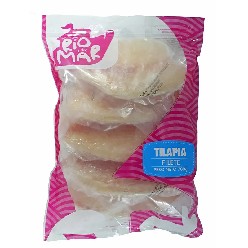 Filete de tilapia del rio y del mar  x 700 gr